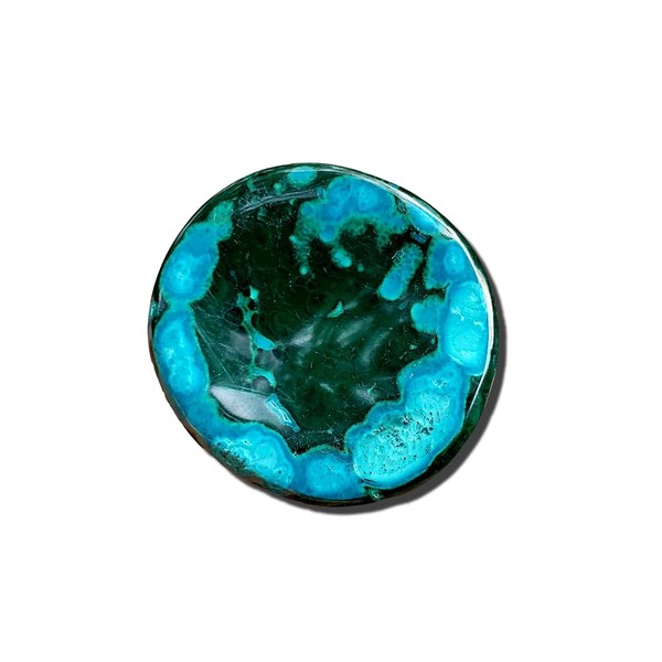 Malachite and Chrysocolla Natural Crystal metaphysical Healing Gemstone polished worry