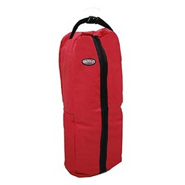 Showman Red Durable Nylon Halter Bridle Rein Handle Front Zipper Carry Bag