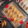 Baking Sheet Set, 3-Piece Cookie Sheet Set with Silicone Handles,