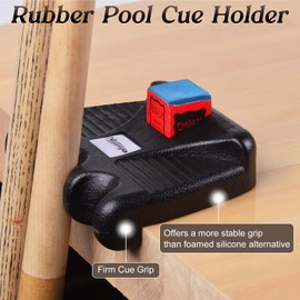Naissgo Cue Rest Cue Stick Holder Pool Cue Holder (3 Holes)