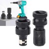 LiebeWH 2 x Socket Adapters 1/2 Inch Square Drive to