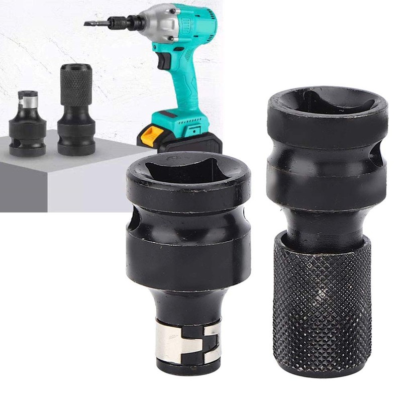 LiebeWH 2 x Socket Adapters 1/2 Inch Square Drive to