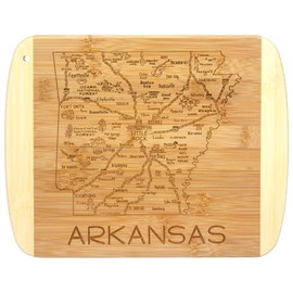 Totally Bamboo A Slice of Life Arkansas Bamboo Serving and Cutting Board