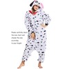 MAISUIZI Dalmatian Costume Adult Animal Onesie Pajamas Dog Cosplay Costume