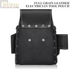 TRUTUCH Grain Leather Electrician Tool Pouch | Carpenter Tool Pouch