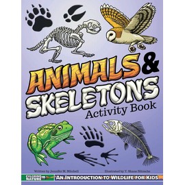 Animals & Skeletons Activity Book: An Introduction To Wildlife For Kids