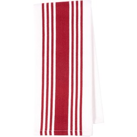 KAF Home Kitchen Towels, Set of 4 Absorbent, Durable and Soft Towels | Perfect for Kitchen Messes and Drying Dishes, 18 x 28 – Inches, Wine