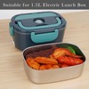 Linkidea Electric Lunch Box, 304 Stainless Steel Lining, No Compartments,