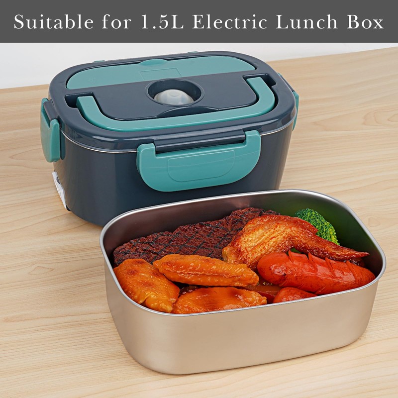 Linkidea Electric Lunch Box, 304 Stainless Steel Lining, No Compartments,