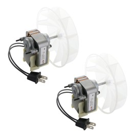 Endurance Pro 2 Pack BP28 Bathroom Fan Motor 99080166 and Blower Wheel Replacement for Broan Nutone 70CFM 120V for Bath Exhaust Vents 1.4 amps 60 Hz 3000 RPM CCW 679-A,B,C 679FL 655 ABC (2)