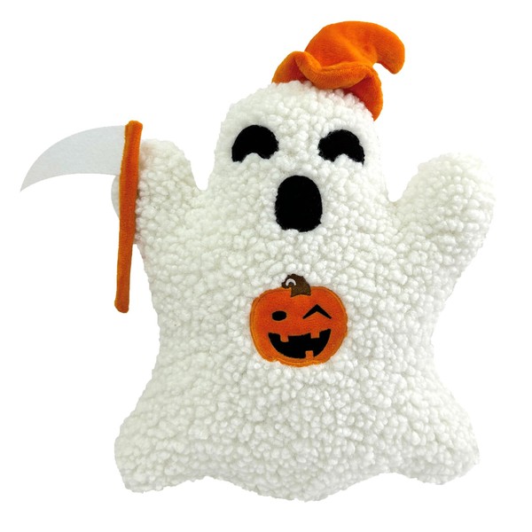 POPOYU Halloween Ghost Plush Cushion Pillows 20cm,Halloween Throw Ghost Pillow,Ghost