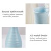 Unbreakable Vase for Flowers, Ceramic Look Plastic Vase for Home