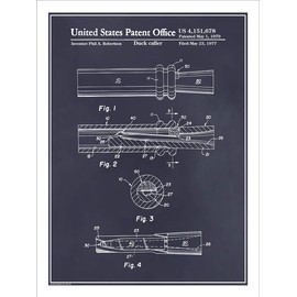 Studio 21 Graphix Duck Dynasty Duck Call - Phil Robertson Patent Print Art Poster UNFRAMED Blackboard 18" X 24"