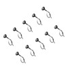 10pcs Side Marker Light 3LED IP68 Waterproof Round Clearance Indicator
