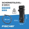 Fischer Folding Lock incl. Holder, black, 85 cm