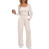 LILLUSORY Womens Lounge Sets 2 Piece Outfits Long Sleeve Two