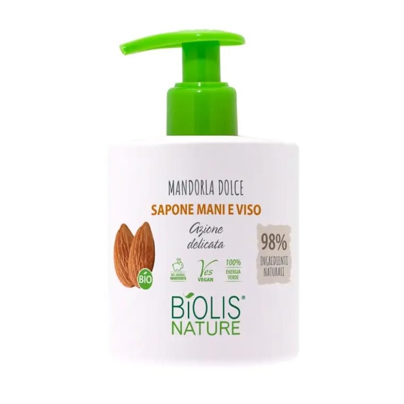 Biolis Nature Hand and Face Soap Gentle Almond 300ml