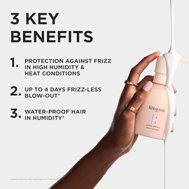 Kérastase Gloss Absolu Anti-Frizz Glaze Cream, Sleek Finish, 240ml | Anti-Frizz Glaze Cream, Glaze Cream Care, Sleek Finish, Gloss Absolu Care, Leave-In Treatment, Adds Shine