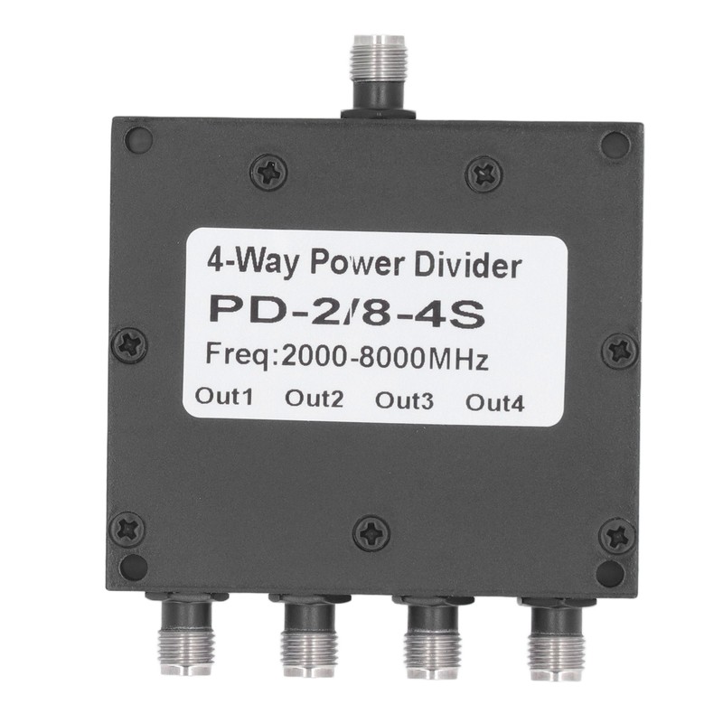 SMA Microstrip Power Splitter Combiner 2‑8GHz Stainless Steel 4 Way