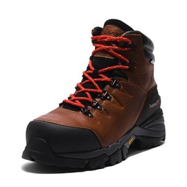 Timberland PRO Men's Heritage Hyperion 6 Inch Composite Safety Toe Waterproof Industrial Hiker Work Boot, Brown-2024 NEW, 11.5 M US