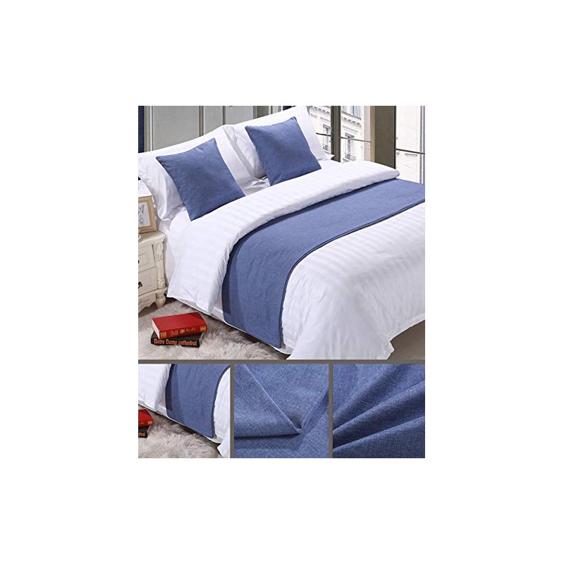 Mengersi - Funda protectora para cama sólida para recámara, hotel,