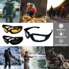 3× Chopper Riding Glasses Anti-UV Motorcycle Sunglasses Wind Resistant Eyewear