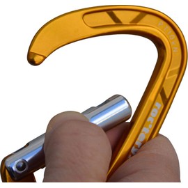 Loc'Teryx RTAF905KS Climbing Mountaineering Carabiner Nose Freelight Gold (GD)