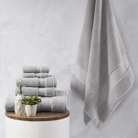 MADISON PARK SIGNATURE Splendor 1000gsm 100% Cotton 6 Piece Towel Set 30x58