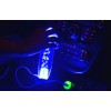 zw-blue bubble 11.8" Inch Universal Crystal Bubble Blue LED Light