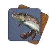 Brown Trout - Set of 4 Coasters - Leslie Gerry