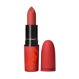 MAC Limited Edition Chili's Crew Collection Powder Kiss Lipstick - 316 Devoted To Chili (Brick Red) - 0.1 oz / 3 g