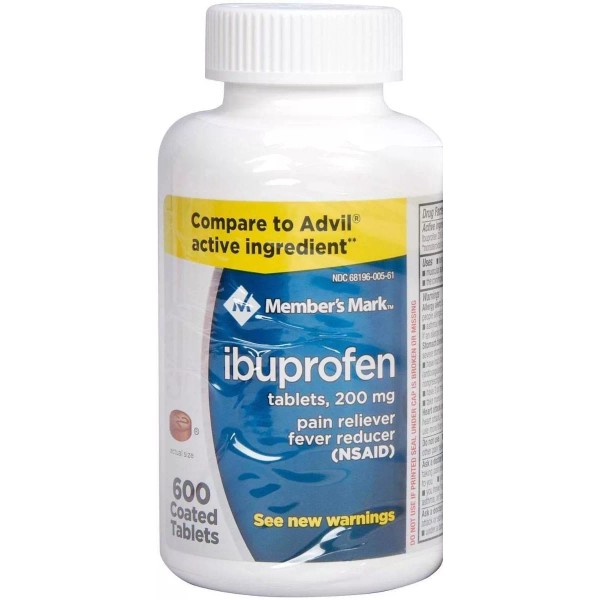 Member's Mark Ibuprofeno 600 Tabletas Premium Eg A56