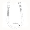 Shower Hose - Ideal Standard Metalflex Universal 1.25m Shower Hose,