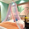 Eimilaly Rainbow Bed Canopy for Girls Mosquito Net, Easy Installation