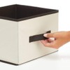 mDesign Set of 2 Fabric Storage Boxes - Wardrobe Organiser