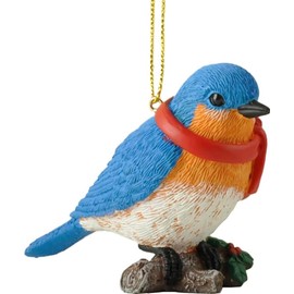 Bluebird Hanging Ornament - Christmas Ornament - Ornament for Christmas Tree - Festive Holiday Ornament- Bluebird Gifts, Bluebird Ornaments, Gifts for Bird Lovers, Bird Watcher Gift
