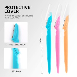 yuntop 24 Pack of Eyebrow Razor for Women Face Razors Trimmer Dermaplaning..