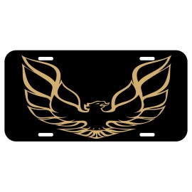 Nostalgic Signs FIREBIRD ASSORTED LICENSE PLATE TAG TRANS AM PONTIAC METAL - Red