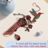 Hoemwarm Hummingbird Wind Chimes for Outside Home Patio Decor