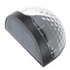 4Pcs Outdoor Waterproof Semicircle 6LED Solar Power Wall Lamp Black
