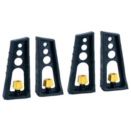 Universal T-Slot Load Stops for Roof Racks | Adjustable Cargo Securement for Ladders, Kayaks, Canoes, Luggage, Skis, Snowboards,Paddleboards, Pipes, Timber and More