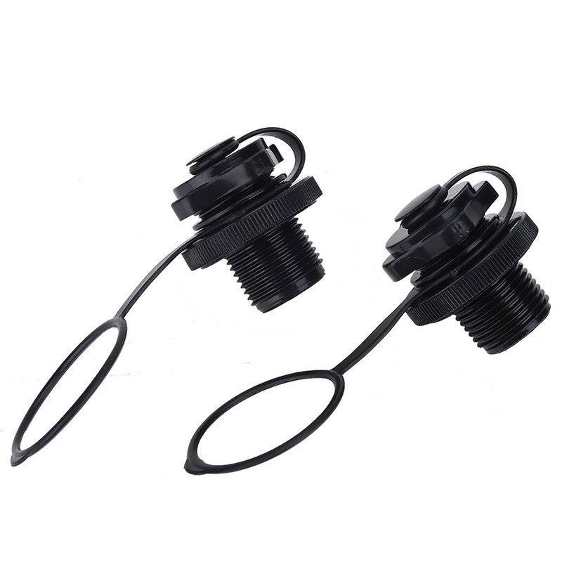 Rubber Boat Air Valve, 2pcs Air Plugs Replacement for Inflatable
