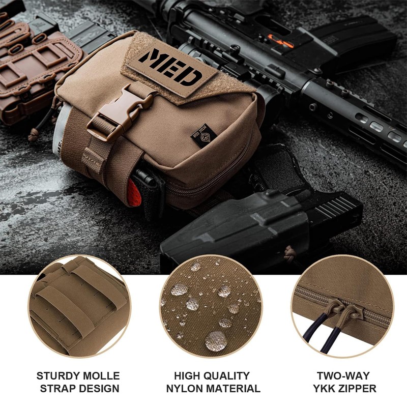 PETAC GEAR Tactical Rip Away Medical Pouch Tear Off First