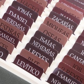 Spanish Bible Tabs for Women/Men,pestañas para biblia en español, Catholic Bible Stickers
