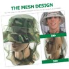 OHPHCALL 5Pcs Breathable Fishing Hat with Protective Mesh Outdoor Beekeeper