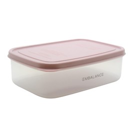 Willmax EMBALANCE Storage Container, Rectangular Container, 20.3 fl oz (870 ml), Pink T12218