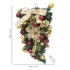 Christmas Inverted Tree Wreath Door Hanging Electroplated Ball Rattan Garland