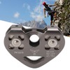 Zipline Swivel Pulley Rock Climbing Aluminum with Tandem Speed Double