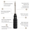 10-in-1 Multibit Ratchet Screwdriver, Robust and Easy to Use, Ratchet