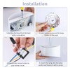 Lightess Indoor LED Wall Lamp 12W Dimmable Up Down Wall